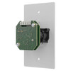 GeNetix 2-Port Wall Mount Node Male white back left