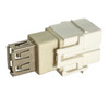 Keystone Jack USB Female to Female Coupler