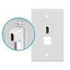 Keystone jack HDMI install example