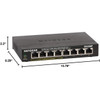 NETGEAR GS308P 8-Port dimensions