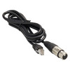 RJ45-to-socket XLR female adapter