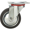 Caster 3" Rubber, 110 lb Capacity