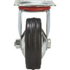 Caster 3" Rubber, 110 lb Capacity