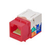 Keystone Jack CAT5e RJ45 red