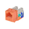 Keystone Jack CAT6 RJ45 orange