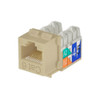 Keystone Jack CAT6 RJ45 Tan