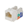 Keystone Jack CAT6 RJ45 white