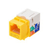 Keystone Jack CAT6 RJ45 yellow