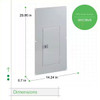 Schneider Electric QOC30US Surface Cover dimensions
