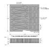 Foam Insert for 8 Shure PSM beltpacks diagram