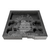 Foam Insert for 4 Shure SLXD Beltpacks high angle