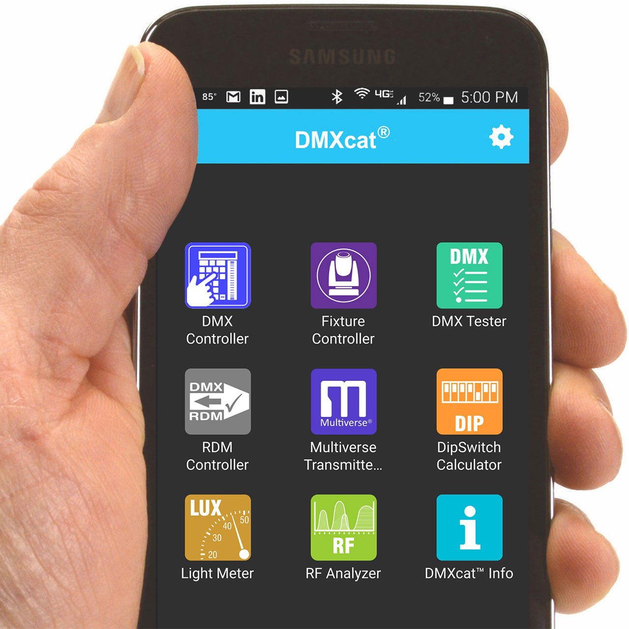 City Theatrical DMXcat Multi Function Test Tool DMX Lighting APP