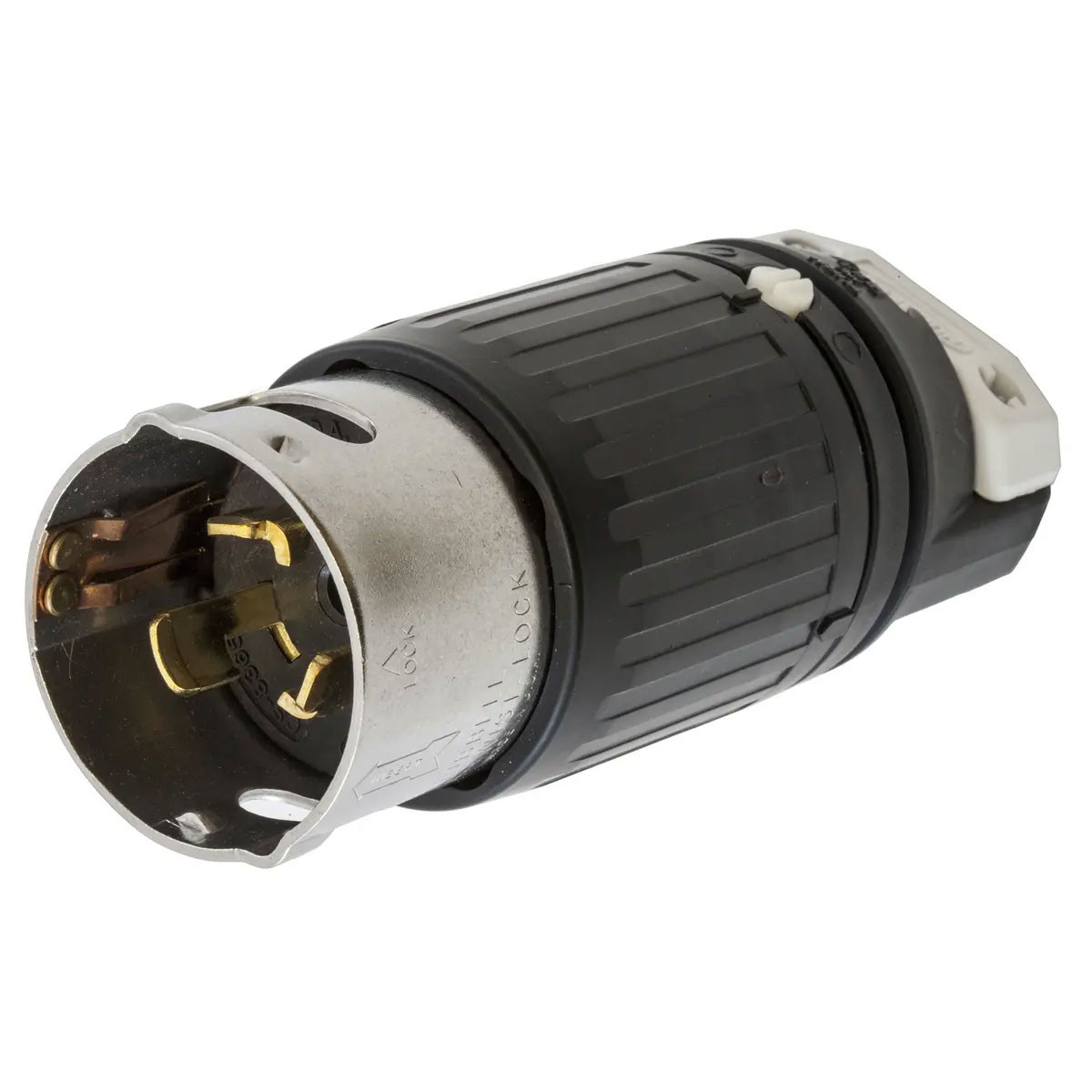 Hubbell CS8365C Twist Locking Male Plug 50A 3-Phase Delta 250V 3P