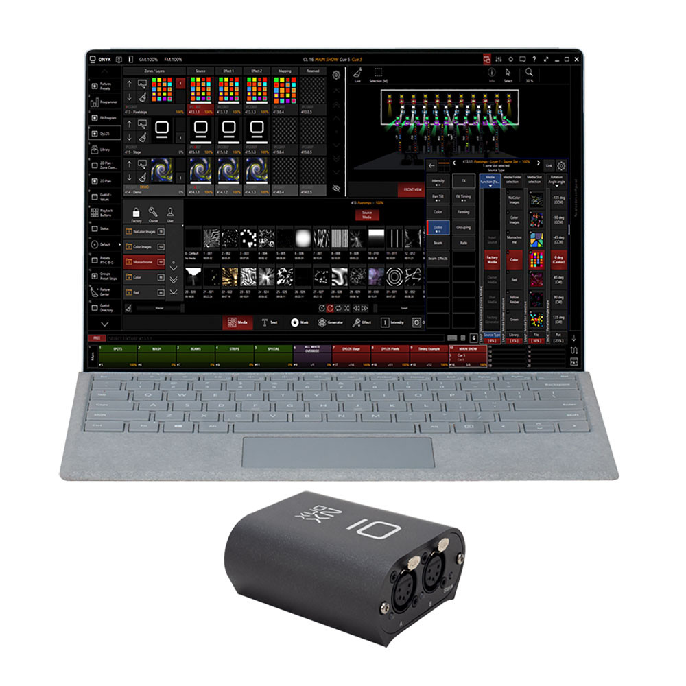 Obsidian Onyx NX DMX - 2-Port DMX Node USB - Monkey Wrench Productions
