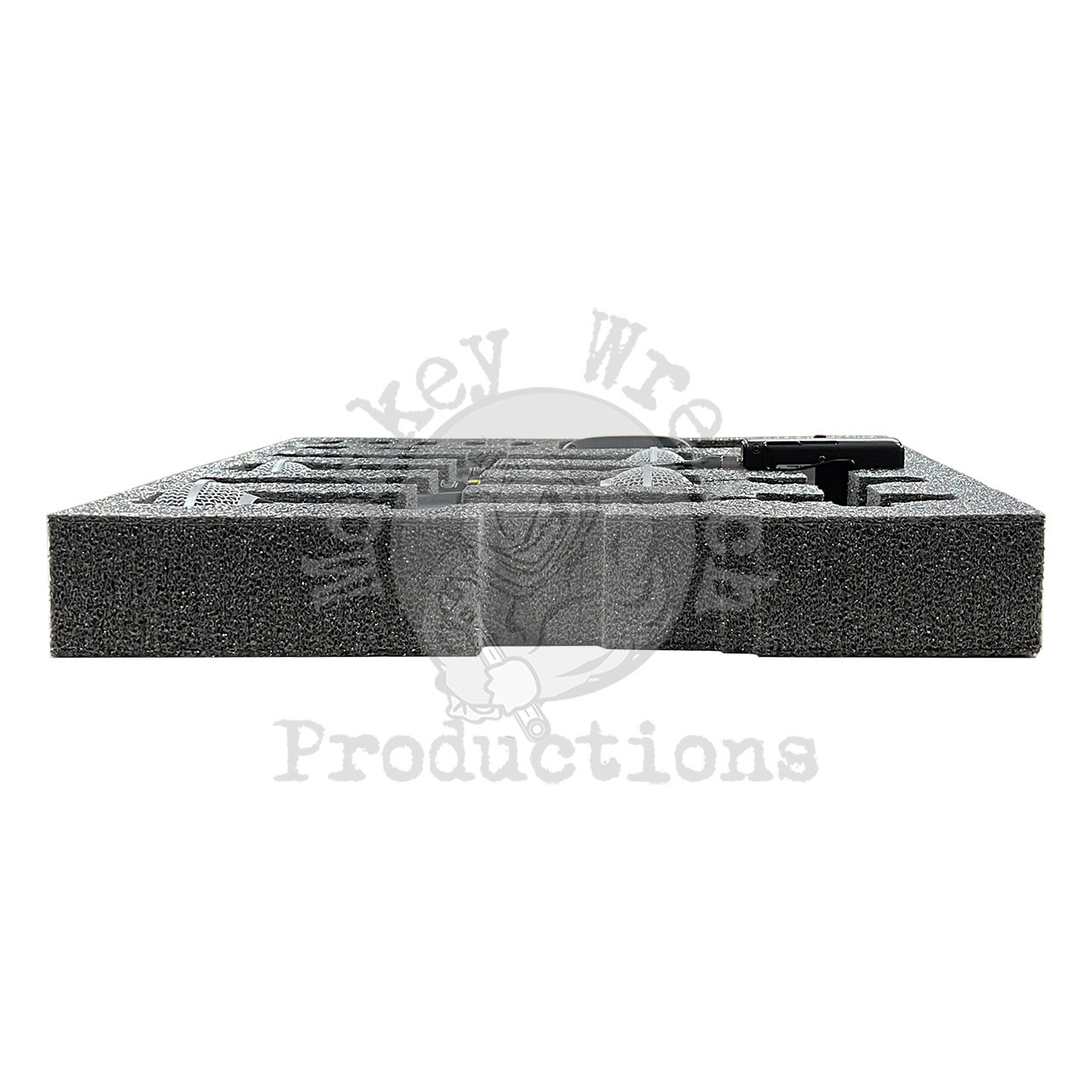 Custom Foam Insert with PE foam 4 wireless mics-drawer insert for 2U rack  drawer - Monkey Wrench Productions Store