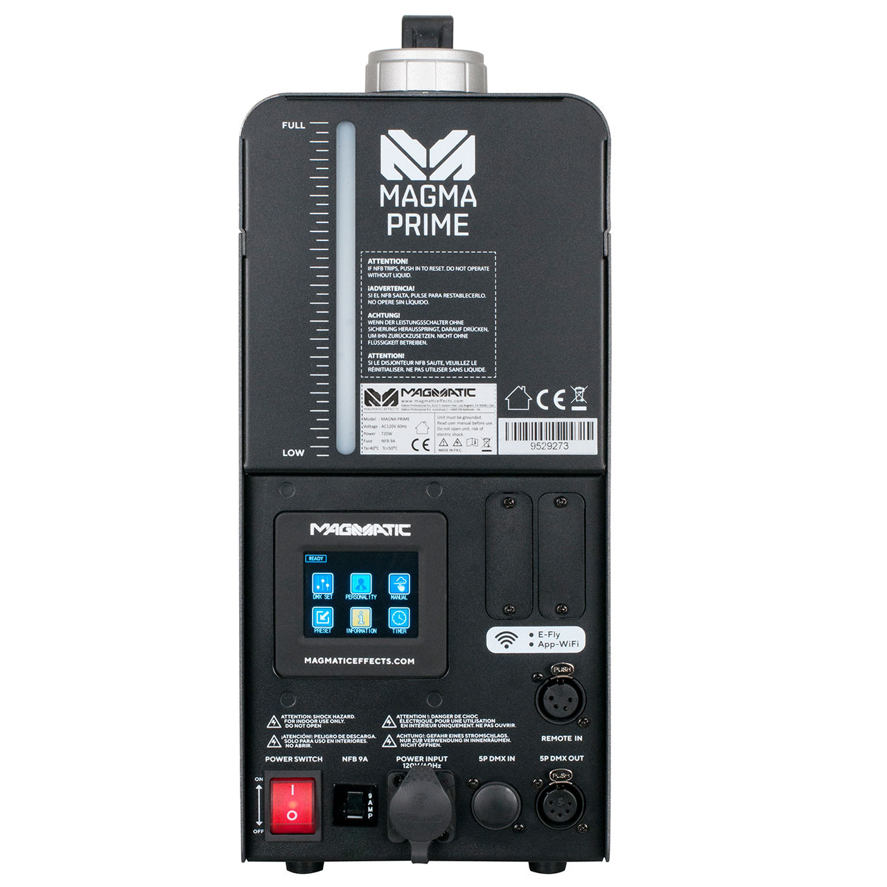 Elation Magmatic Magma Prime - 700W Water Based Hazer - Monkey