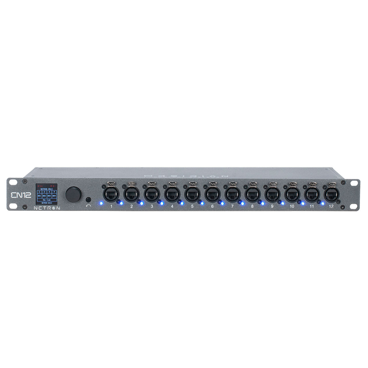 Obsidian Netron EN12-45 - 12 x 5 RJ45 Port Ethercon to DMX Node