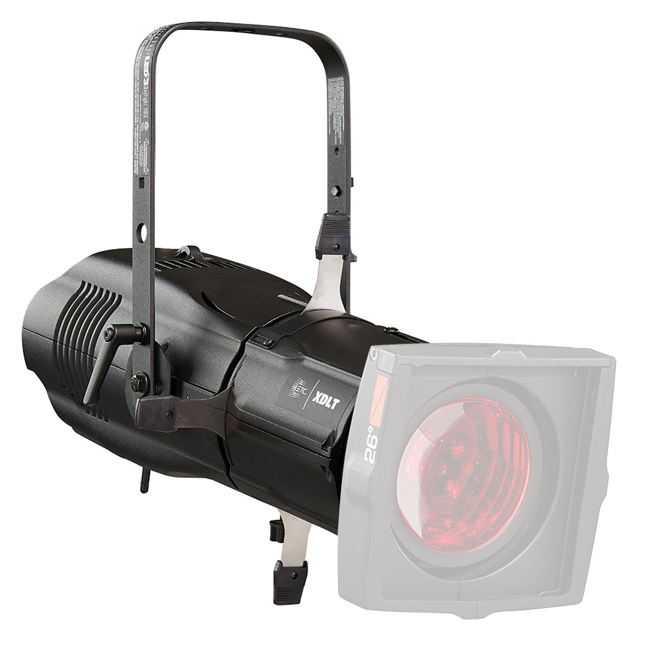 エリプソイダル スポット ETC Source Four ETC Source Four LED Series 3 Lustr X8, Black (No lens tube