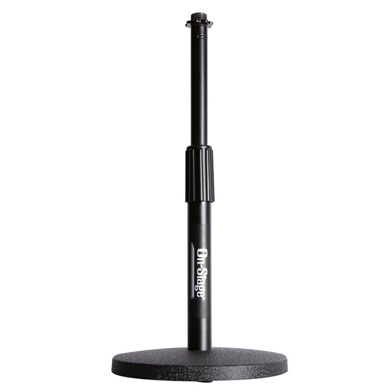 Desktop Microphone Stand On-Stage DS7200B - Adjustable Desk Mic Stand Black Adjustable Mic Stand