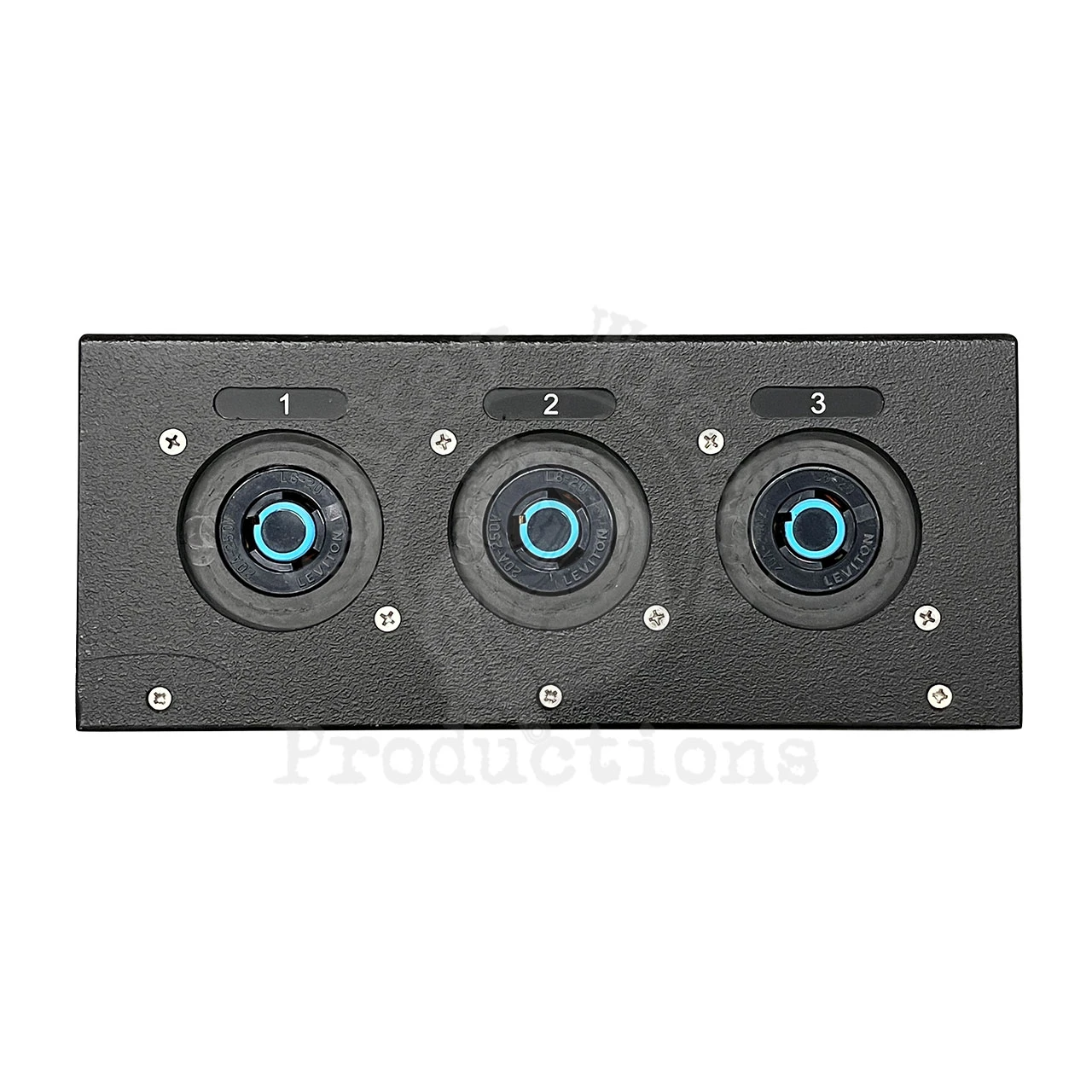 Quadro Elettrico Di Distribuzione (Distro Box) Indu-Electric 3 Rotture – Ingresso L21-30, Uscite NEMA 5-20