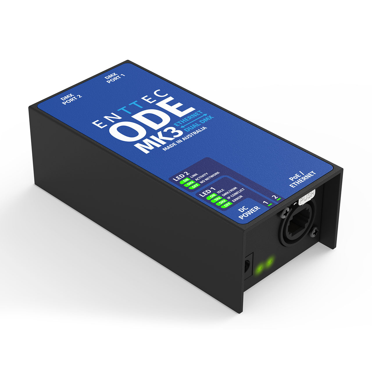 ENTTEC 70407 Open DMX Ethernet ODE MK3 -Two-universe Bi
