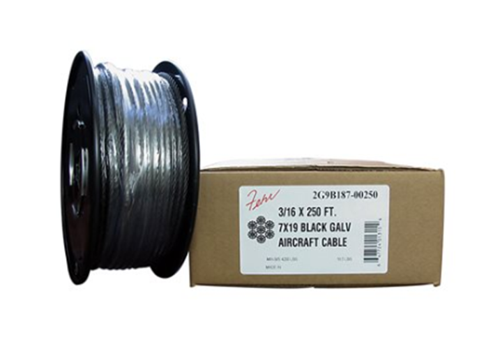 Cavo Traino 5/16x50 Ft 7x19 Ganci G70 Entrambe Estremità Everbilt 1/8