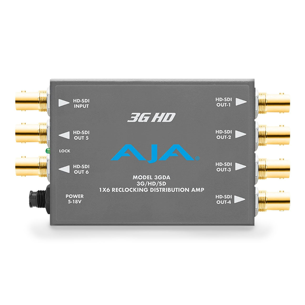 AJA 1x6 3G HD/SD SDI Reclocking Distribution Amplifier - Monkey