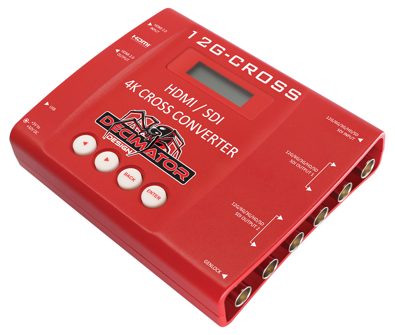 美品・正常動作品_ Decimator MD-HX SDI/HDMIコンバーター DECIMATOR MD-HX Miniature HDMI/SDI Cross Converter with Scaling