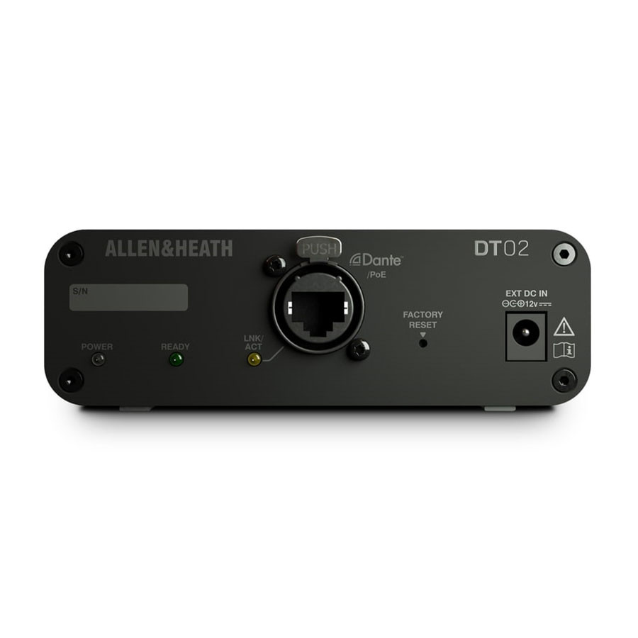 Allen & Heath DT02 Dante Output Interface with 2 XLR Outputs