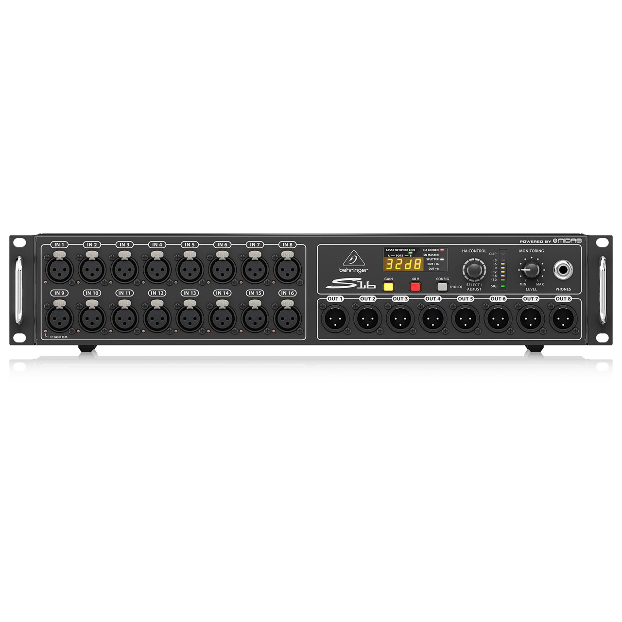 Behringer S16 16-input / 8-output Digital Stage Box