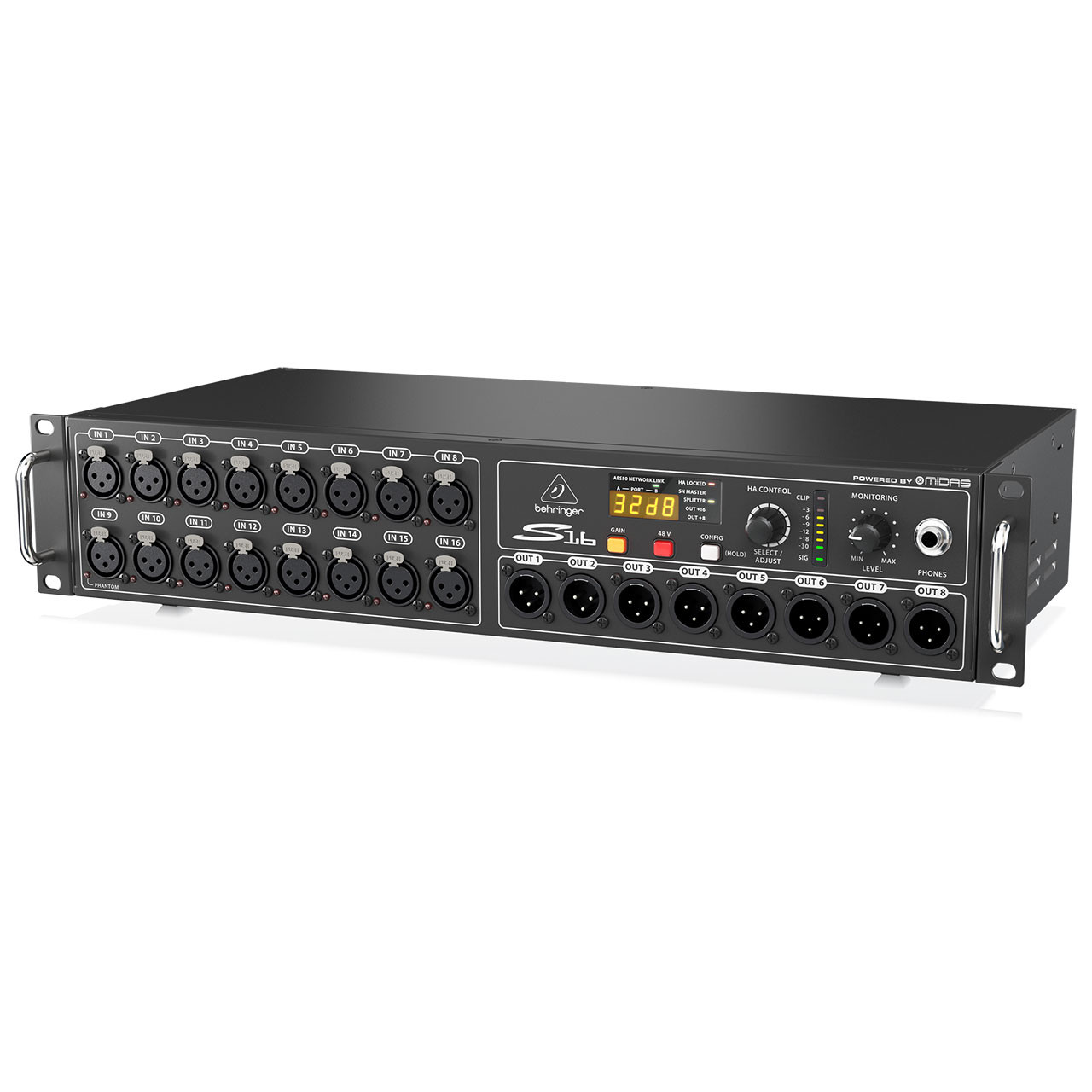 新品未使用　Behringer s16 Behringer S16 16-input / 8-output Digital Stage Box - Monkey