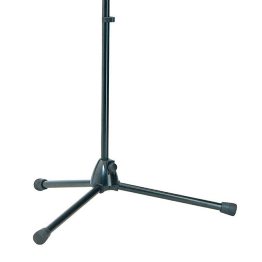 K&M 21075 Microphone Stand with Telescoping Boom Arm, Black