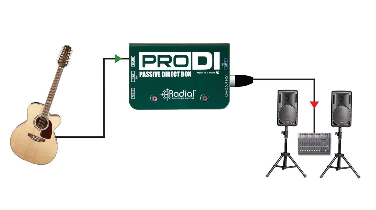 Radial ProDI 1-Channel Passive Instrument Direct Box - Monkey