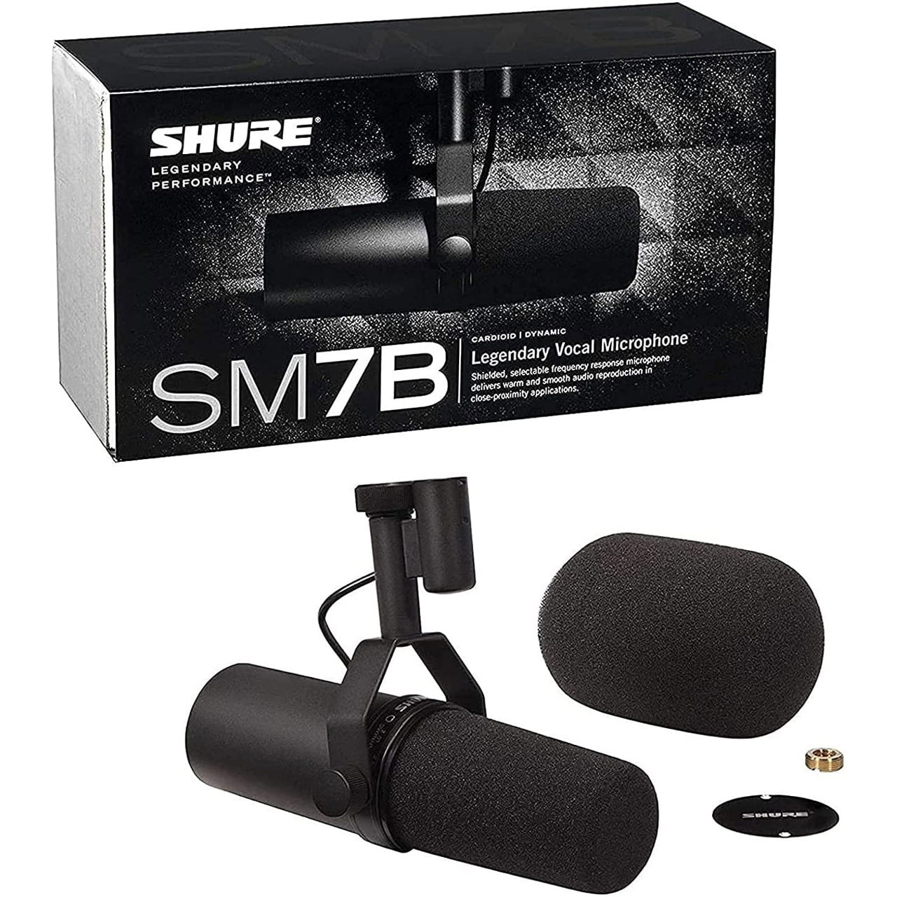 Shure SM7-B Vocal Studio Cardioid Dynamic Microphone