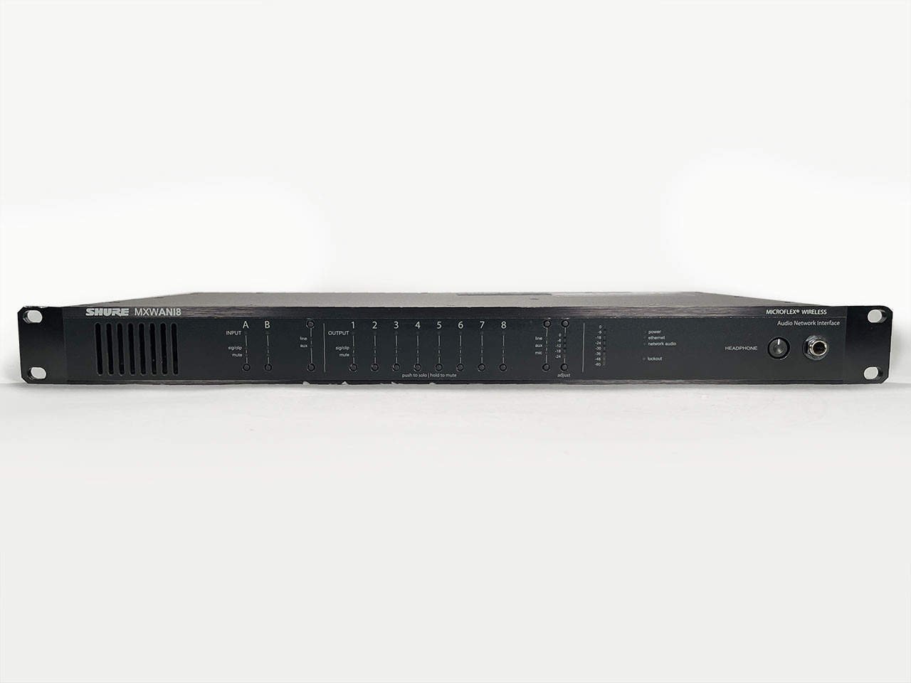 SHURE MXWANI4 オーディオネットワークインターフェース MXWANI4 - Audio Network Interface - Shure USA