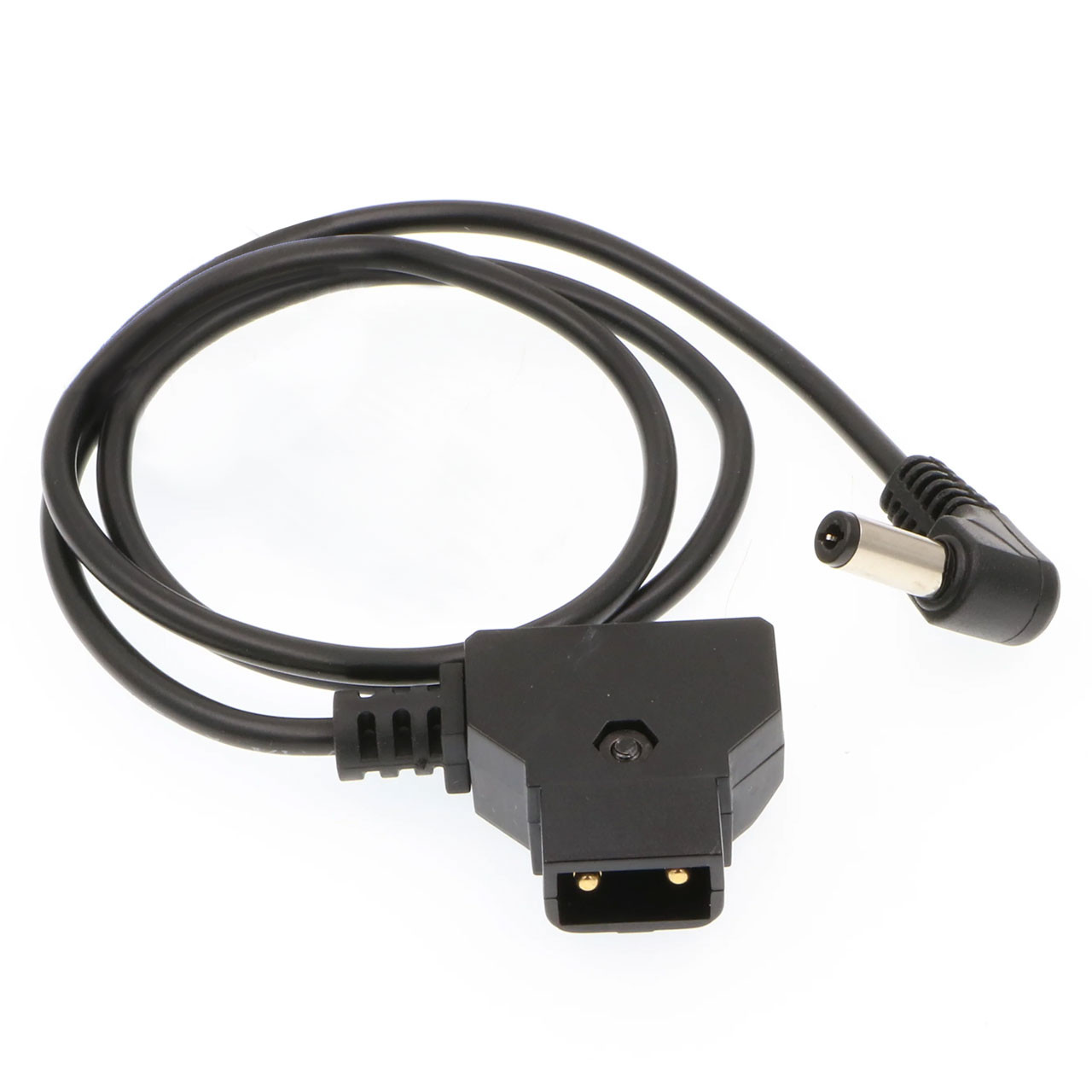 Atomos Monitor D-Tap Power Cable to Locking Right-Angle DC 2.1 Connector