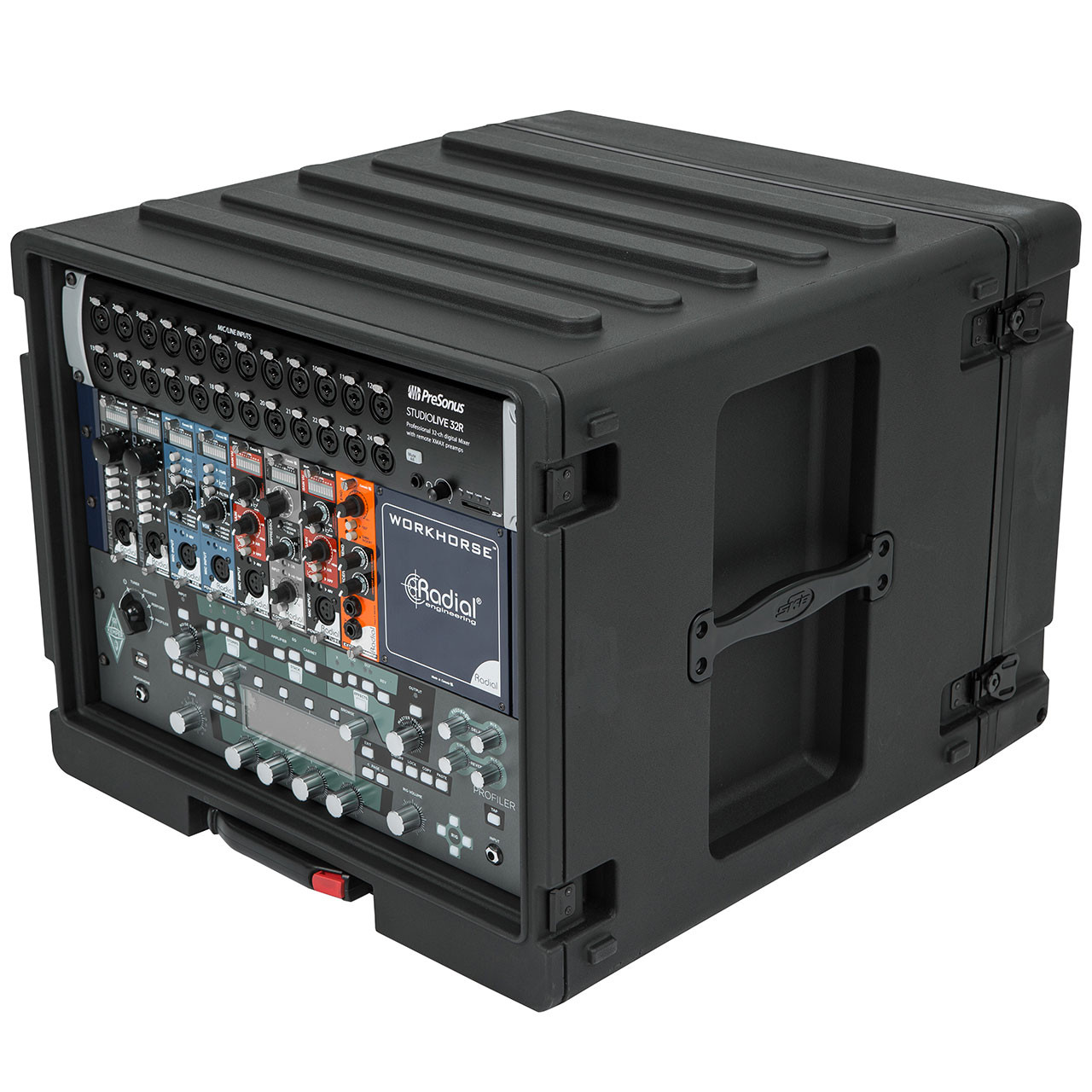 SKB Cases 1SKB-R8UW rSeries 8U Rolling Rack - Monkey Wrench