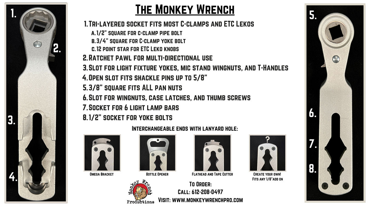 Monkey Wrench Ratcheting Wrench