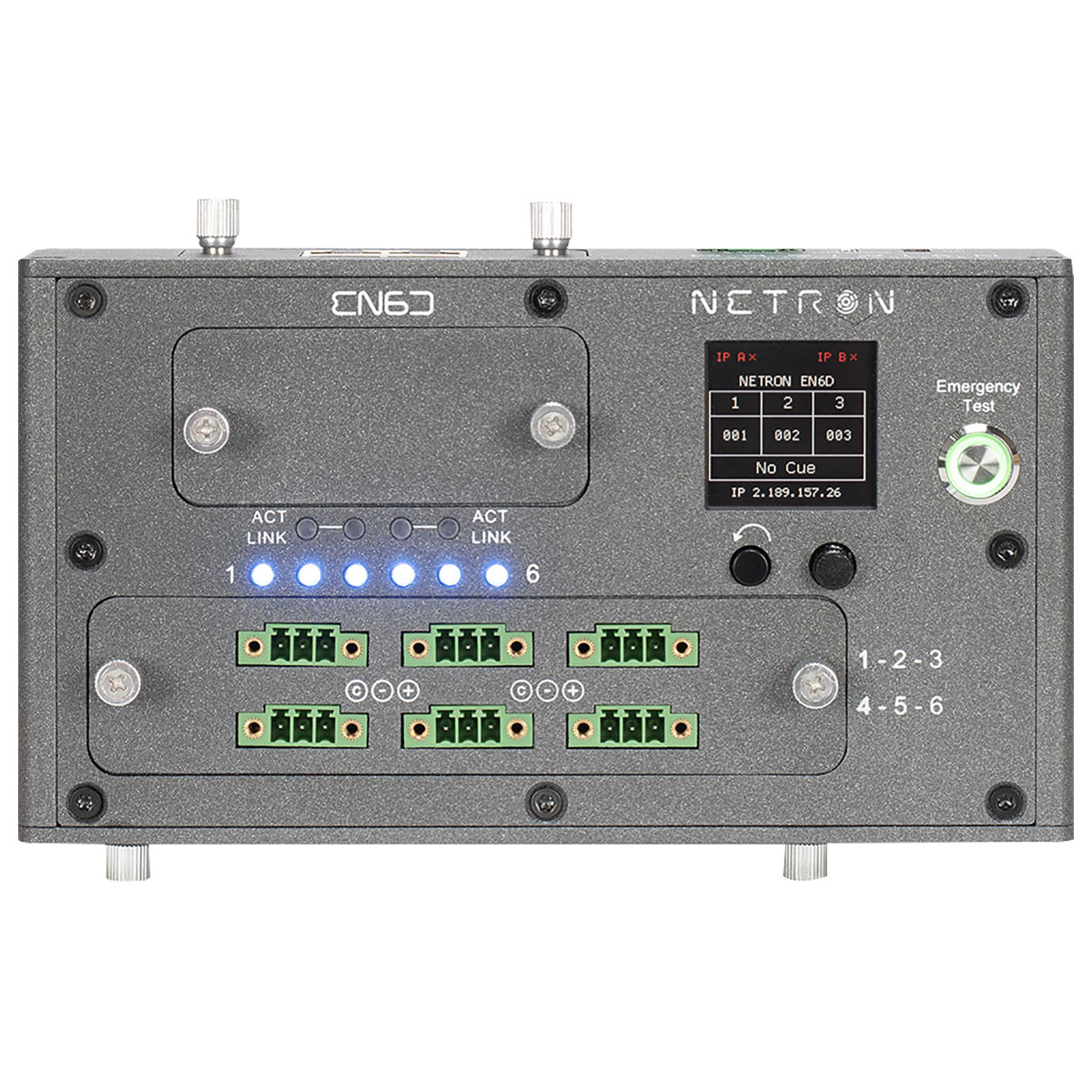Obsidian Netron EN6D - 6 x RJ45 Port Ethercon to DMX Node - Monkey