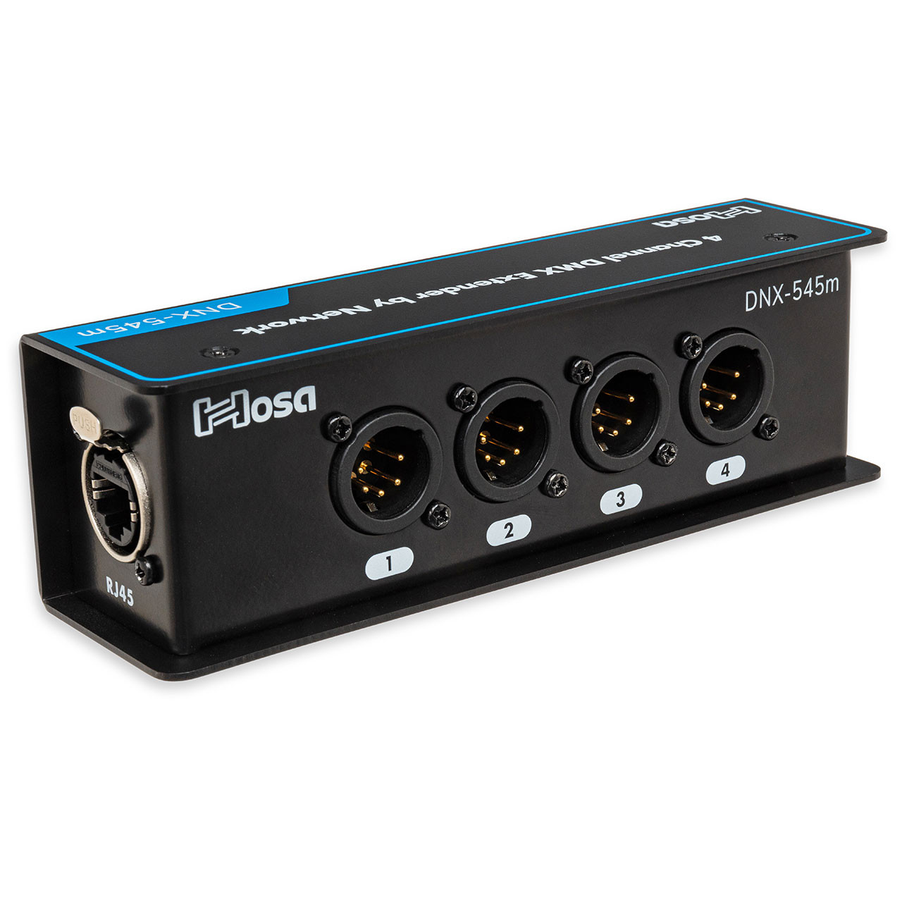 Hosa DNX-545M Ethernet to 5-Pin Male DMX Extender Box - Monkey