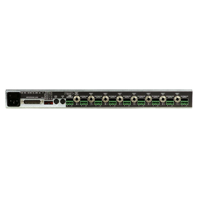 【SHURE】シェアマイクロフォンミキサーSCM810 Shure SCM810 8-Channel Microphone Mixer