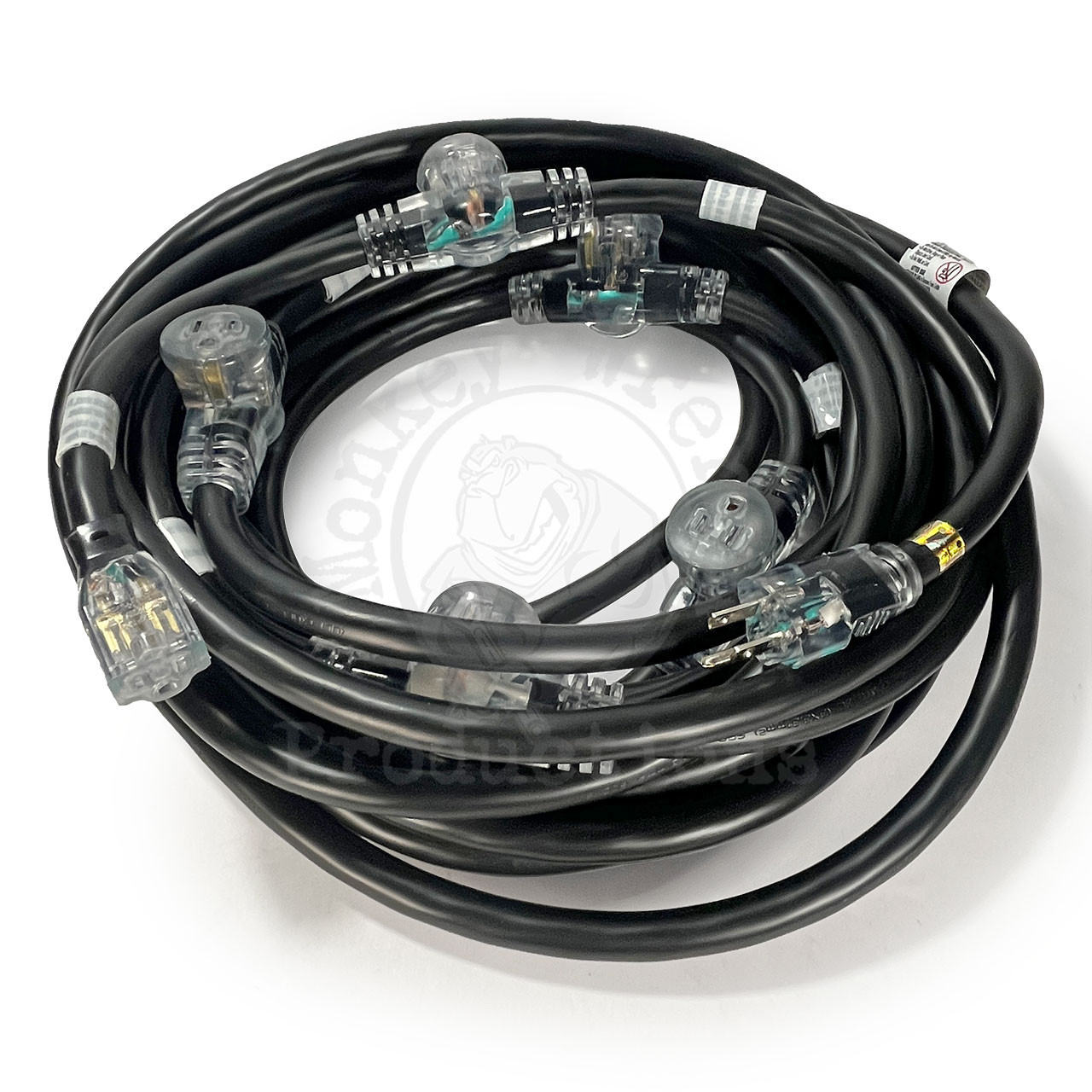 Lex Multi-Outlet 12AWG Extension Cord, 50 ft - Monkey Wrench