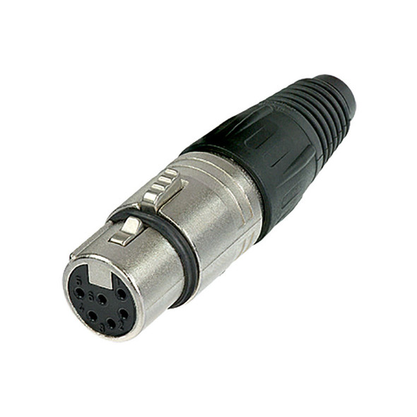 Neutrik NC7FX 7-Pin XLR Female Connector. Nickel - Monkey Wrench