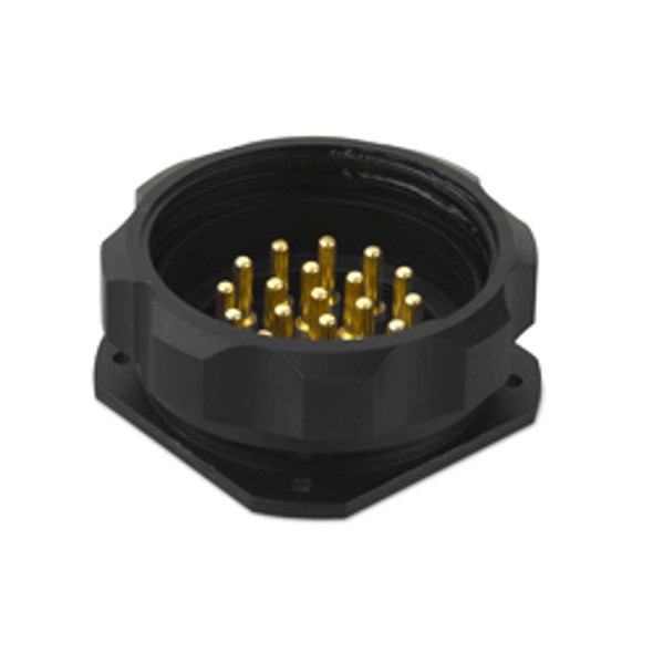 CEEP 19-Pin Male Panel Mount Connector, Solder Cups CEEP 19-Pin Male Panel Mount Connector, Solder Cups