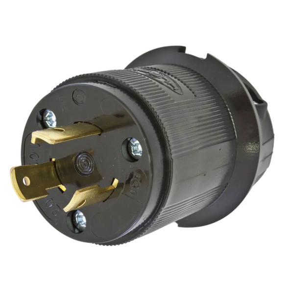 Hubbell HBL2321BK Twist Locking Insulgrip Plug 20A 250V AC 2P 3W NEMA L6-20P Hubbell HBL2321BK Twist Locking Insulgrip Plug 20A 250V AC 2P 3W NEMA L6-20P