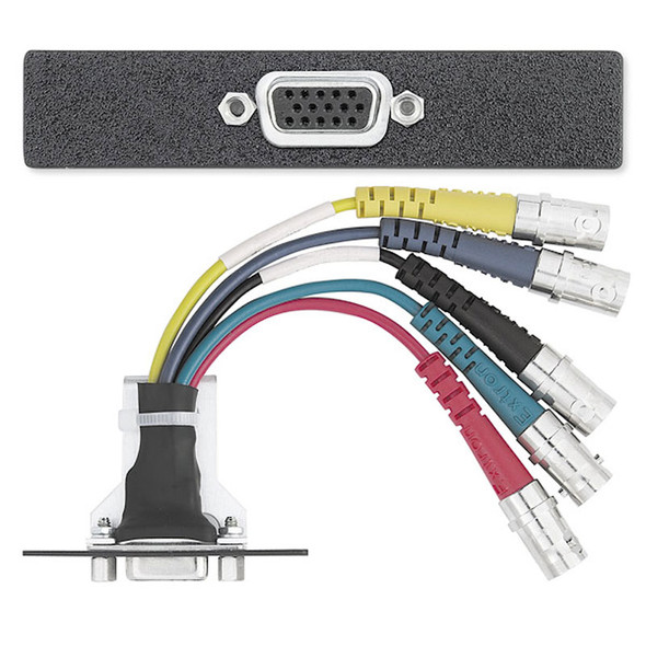 Extron 15-pin HD Female to Five BNC on 4" Pigtails Extron 15-pin HD Female to Five BNC on 4" Pigtails