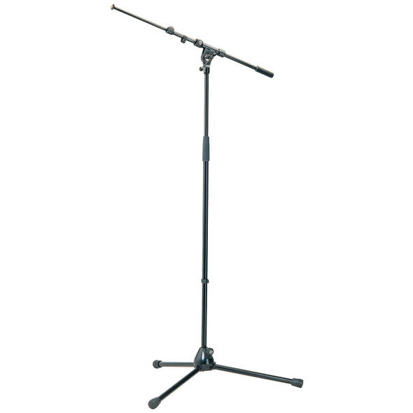 K&M 21021 Microphone Stand, Black - Monkey Wrench Productions
