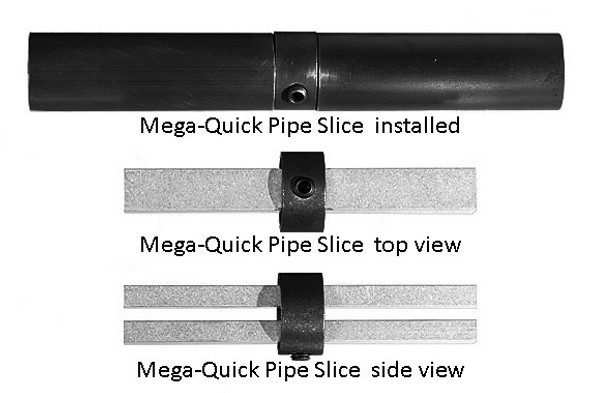 Light Source Mega-Quick Pipe Splice - Black combo view