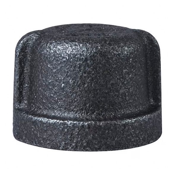Pipe Cap 1/2", Black