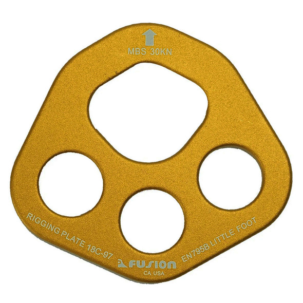 Fusion Little Foot Rigging Plate Gold